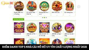nhà cái nổ hũ uy tín